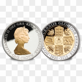 The Queen"s 90th Birthday Crown - Quarter, HD Png Download - queens crown png