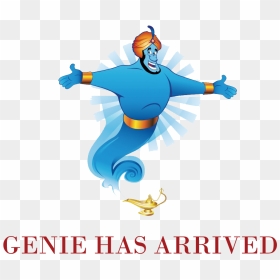 Genie And The Magic Lamp , Png Download - Illustration, Transparent Png - genie png