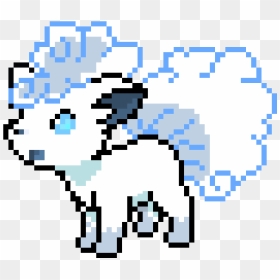 Alolan Vulpix Pixel Art, HD Png Download - vulpix png