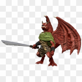 Kobold With Wings Miniature, HD Png Download - kobold png