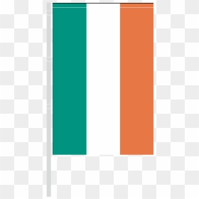 Vertical Flag With Tunnel - Paper Product, HD Png Download - irish flag png