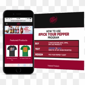 Iphone, HD Png Download - dr pepper png