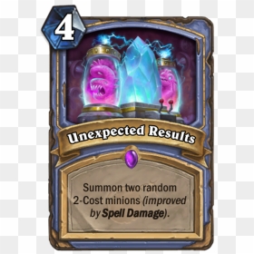 Unexpected Results Png Image - Funny Custom Hearthstone Cards, Transparent Png - damage png