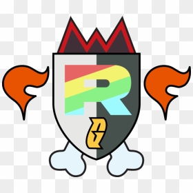 Transparent Team Rocket Logo Png - Team Rainbow Rocket Logo, Png Download - team rocket png