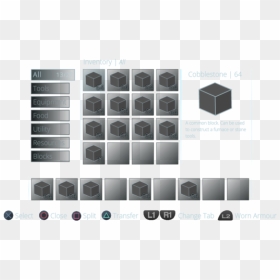 Minecraft - Inventory - Electronic Musical Instrument, HD Png Download - minecraft blocks png