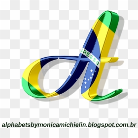 Alfabeto Bandeira Do Brasil, HD Png Download - bandeira do brasil png