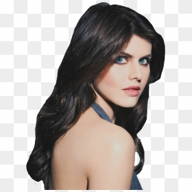 Alexandra Daddario Black Hair, HD Png Download - alexandra daddario png