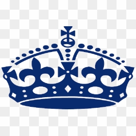 Jubilee, Blue, Crown - Keep Calm Crown Blue, HD Png Download - queens crown png