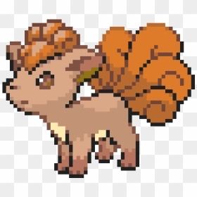 Pixel Art Pokemon Vulpix , Png Download - Pokemon Pixel Art Vulpix, Transparent Png - vulpix png