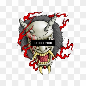 Oni Mask Art , Png Download - Oni Mask Png, Transparent Png - oni png