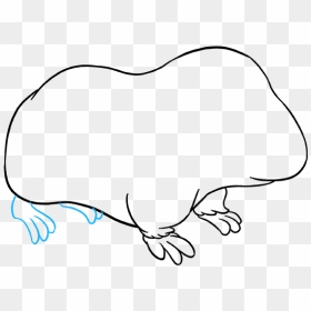 How To Draw Guinea Pig - Line Art, HD Png Download - guinea pig png