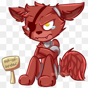 28 Collection Of Foxy Drawing Anime - Foxy Five Nights At Freddy's Chibi, HD Png Download - foxy png
