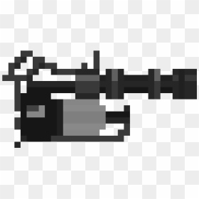 Minigun Pixel Art, HD Png Download - vhv