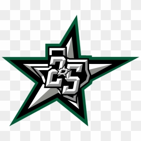 Stars Logo With D Replaced With 25th Aniversary Logo - Dallas Stars, HD Png Download - dallas stars logo png