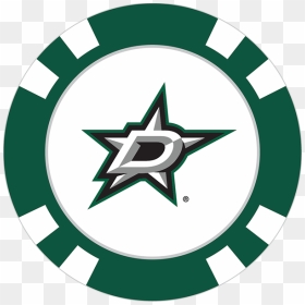 Dallas Stars Png - Philadelphia Eagles Poker Chip, Transparent Png - dallas stars logo png