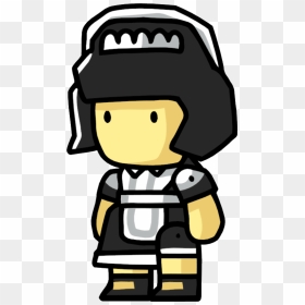 Maid Clipart Butler - Scribblenauts Maid, HD Png Download - maid png