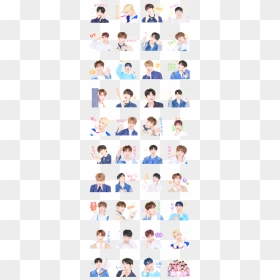 Seventeen Haru Ver - Seventeen Line Stickers Png, Transparent Png - seventeen png