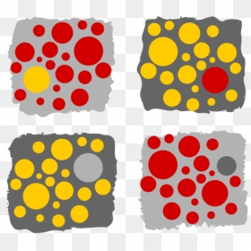 Polka Dot,yellow,orange - Square, HD Png Download - yellow dot png