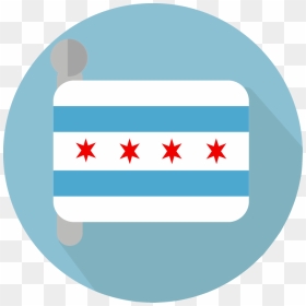 Official Chicago Flag Png - Chicago Flag Icon Png, Transparent Png - chicago flag png