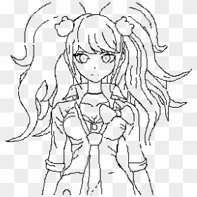 Line Art, HD Png Download - junko enoshima png