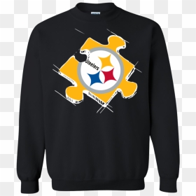 Pittsburgh Steelers Autism Puzzle Sweatshirt American - Pittsburgh Steelers, HD Png Download - leveon bell png