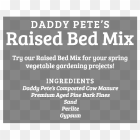 Raisedbedtext2, HD Png Download - hanging plants png