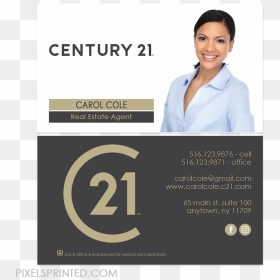 New Century 21 Logo Business Card, HD Png Download - century 21 logo png