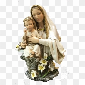 Madonna And Child , Png Download - Figurine, Transparent Png - madonna png
