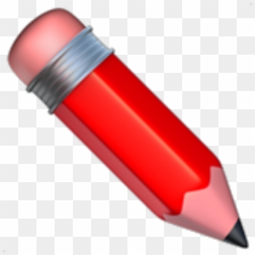 Redemoji Emoji Red Pencil Redpencil Apple Remix School - Transparent Emoji Pencil Png, Png Download - pencil emoji png