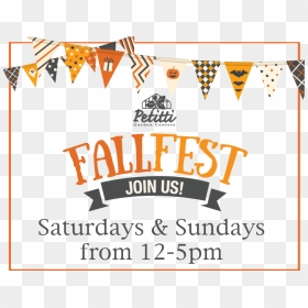 Fall Festival Event Schedule - Petitti Garden Center, HD Png Download - fall festival png