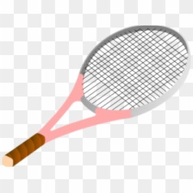 Tennis Ball Clipart Pink - Tennis Racket Clipart, HD Png Download - tennis racquet png