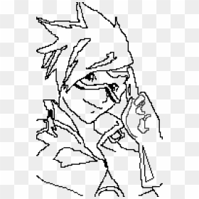Tracer Overwatch , Png Download - Line Art, Transparent Png - tracer overwatch png