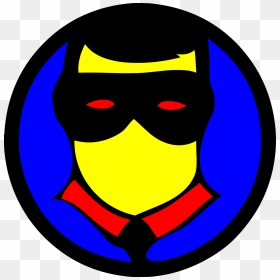 Superhero , Png Download - Black Circle, Transparent Png - superhero logo png