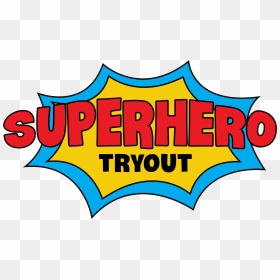 Superhero Tryout - Pfirsich, HD Png Download - superhero logo png