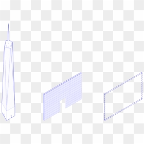 The “blast Wall” Base Of One World Trade Center 250’ - Light, HD Png Download - world trade center png