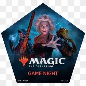 Magic Game Night - Magic The Gathering Game Night 2019 Edition, HD Png Download - game night png