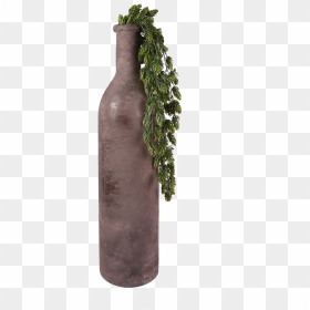Pl86 - Glass Bottle, HD Png Download - hanging plants png