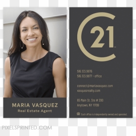 Century 21 Business Cards - Century 21 Business Cards New Logo, HD Png Download - century 21 logo png