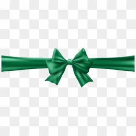 Green Bow Png , Png Download - Green Bow Ribbon Png, Transparent Png - green bow png