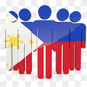 Philippines Flag With People , Png Download - Philippine Flag With People, Transparent Png - philippines flag png