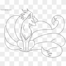 Pokemon Coloring Pages Vulpix At Getdrawings - Drawing Of Ninetales Pokemon, HD Png Download - vulpix png