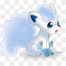 Alolan Vulpix Fanart Cute , Png Download - Alolan Vulpix Fan Art, Transparent Png - vulpix png