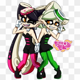 Splatoon Sisters By - Splatoon Squid Sisters Png, Transparent Png - splatoon squid png