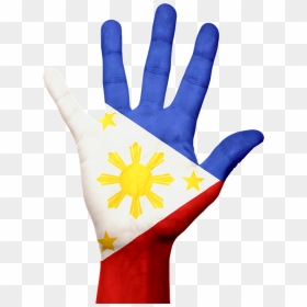 Hand With Philippine Flag Clipart , Png Download - Hand With Philippine Flag, Transparent Png - philippine flag png