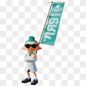 Image Male Squid Inkling - Squid Research Lab Logo, HD Png Download - splatoon squid png