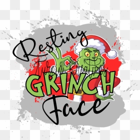 [product Title] - Turpin Kreations - Illustration, HD Png Download - grinch face png