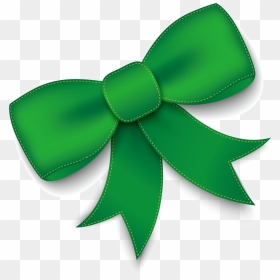 Green Bow Bow Png Download - Green Bow Clipart, Transparent Png - green bow png