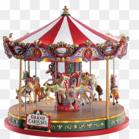 Carousel Png Image File - Lemax Grand Carousel, Transparent Png - carousel png
