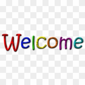 Welcome Multicolour Text Transparent Image Website - Transparent Background Welcome Transparent, HD Png Download - welcome.png