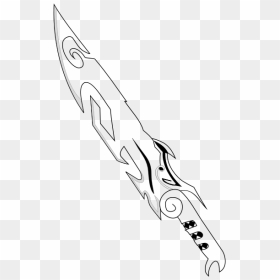 Sword Sketch - Easy Cool Sword Drawings, HD Png Download - pixel sword png